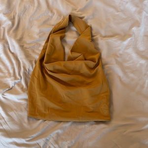 Zara cowl neck halter top